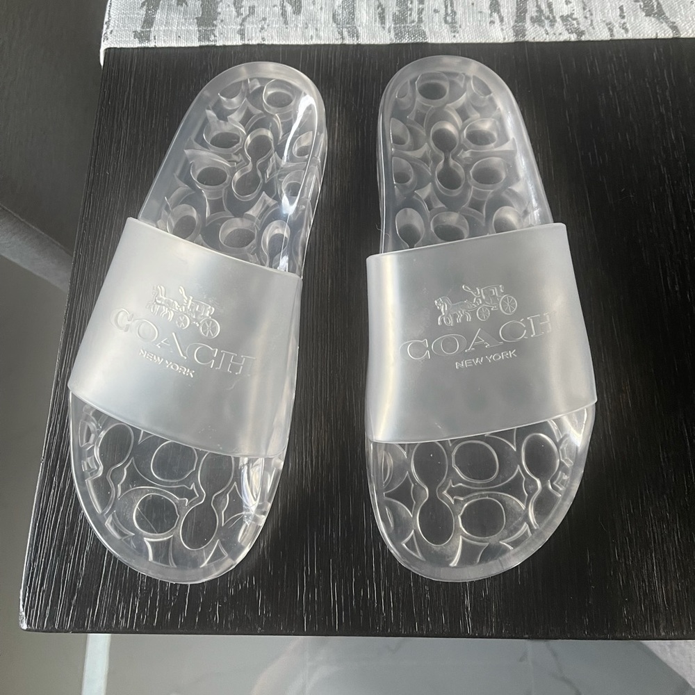 Coach Ulyssa Pool Slides-Size 8. Like new condition